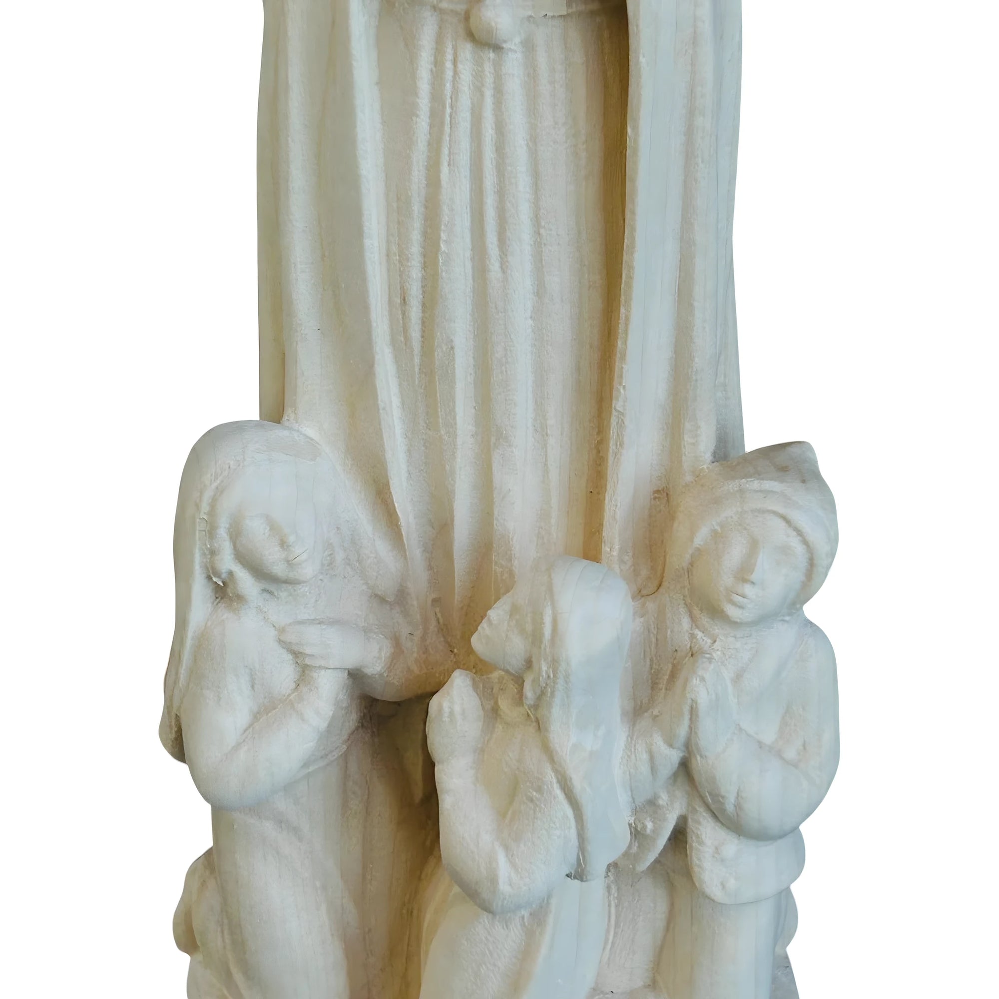 Sculpted wooden statue of Our Lady of Fatima, Val Gardena