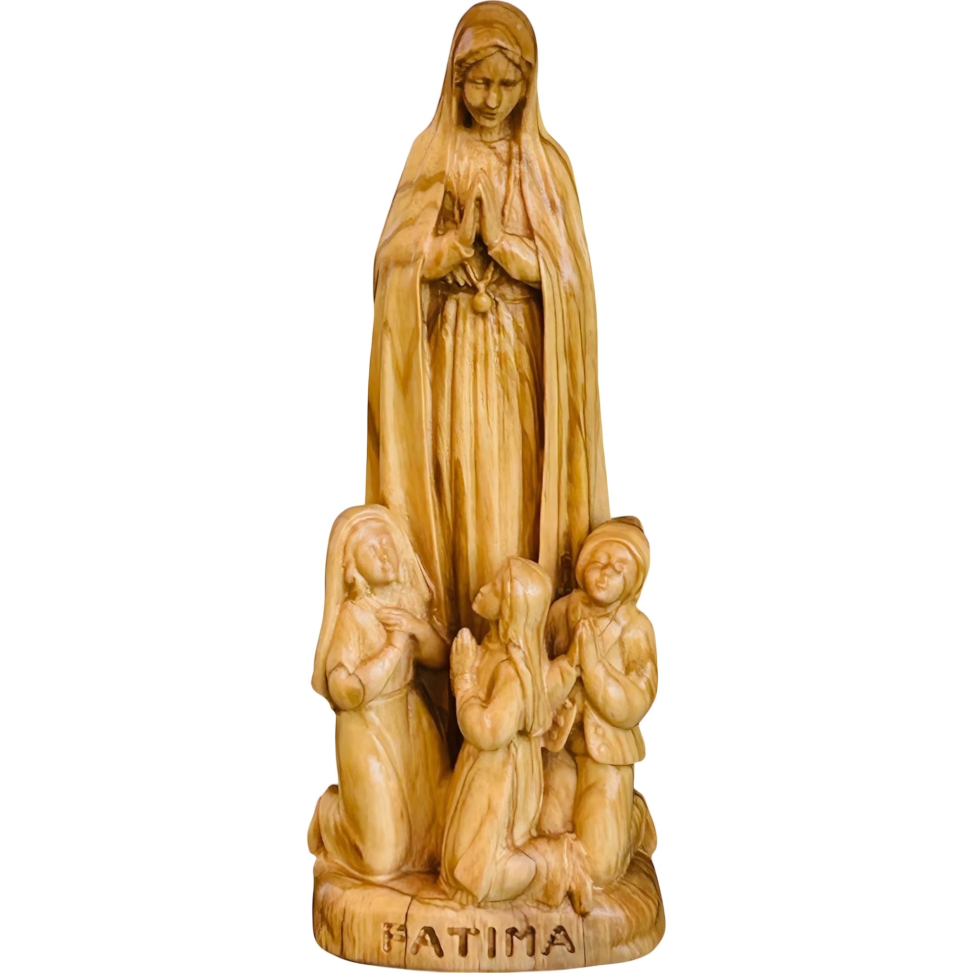 Sculpted wooden statue of Our Lady of Fatima, Val Gardena