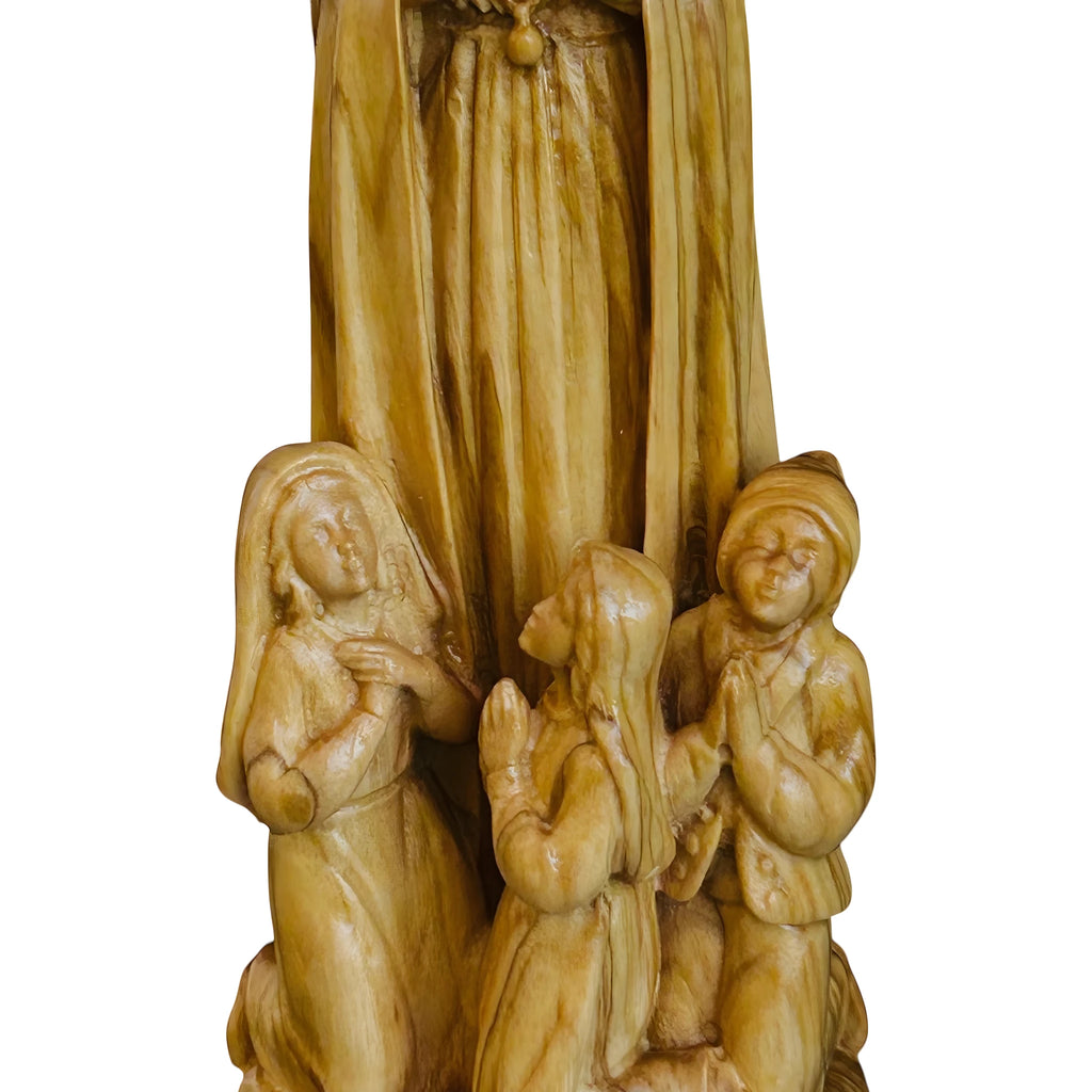 Sculpted wooden statue of Our Lady of Fatima, Val Gardena