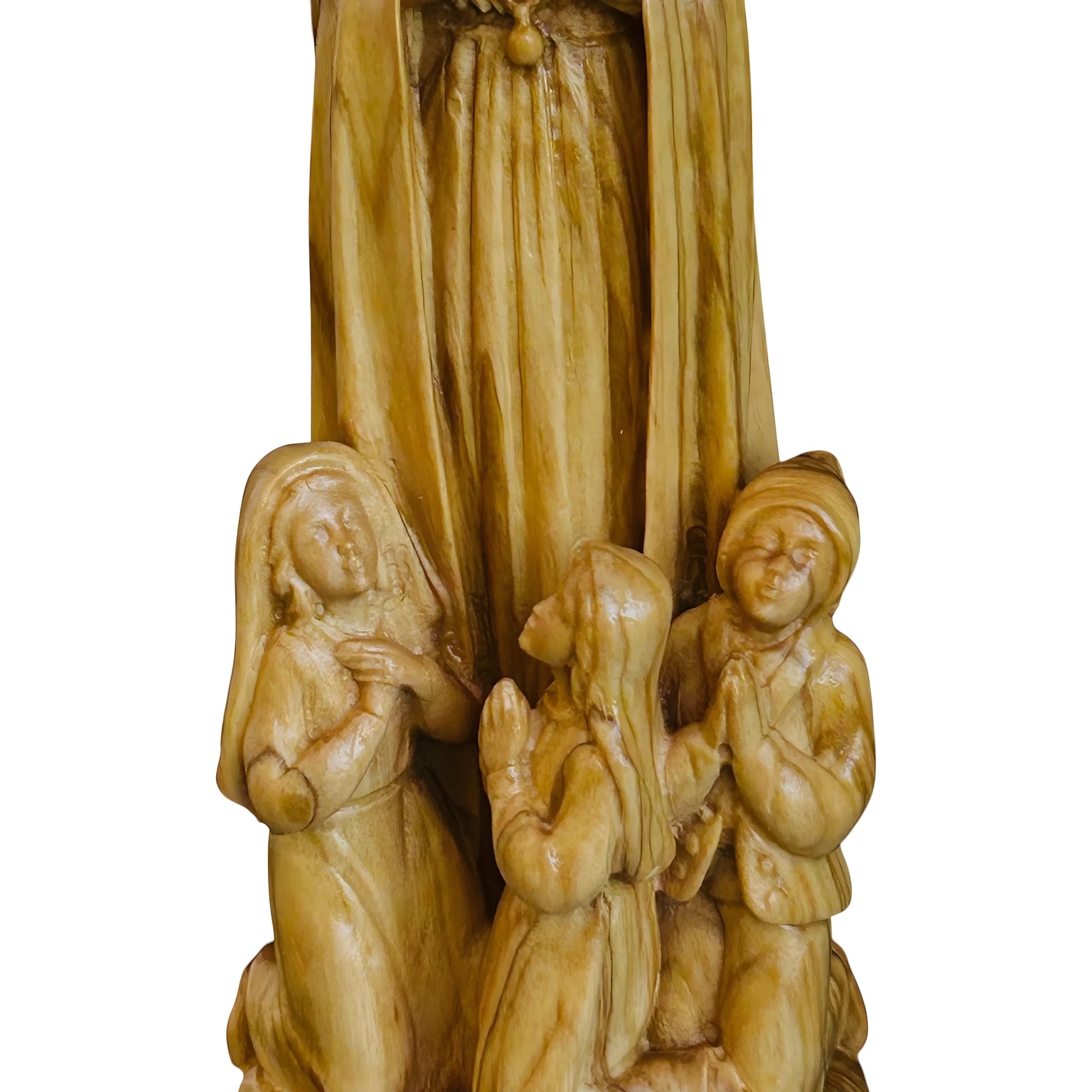 Sculpted wooden statue of Our Lady of Fatima, Val Gardena