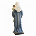 Statue Madonna with the Child Jesus in Artistic Fiber for Val Gardena
