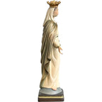 Figura Matki Boskiej w Koronie i Geście Zapraszającym, Rzeźba z Drewna Val Gardena