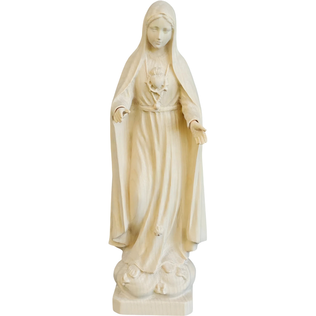 Immaculate Heart of Mary (Sacred Heart) Statue in Val Gardena Wood