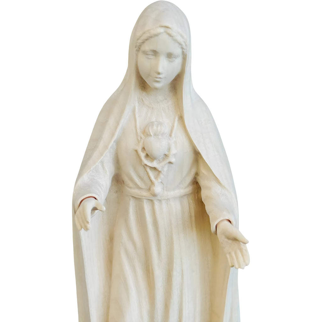 Immaculate Heart of Mary (Sacred Heart) Statue in Val Gardena Wood