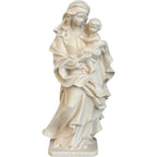 Statua Madonna del Cuore con Bambino in Legno intagliato della Val Gardena