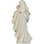 Statua Madonna del Cuore con Bambino in Legno intagliato della Val Gardena