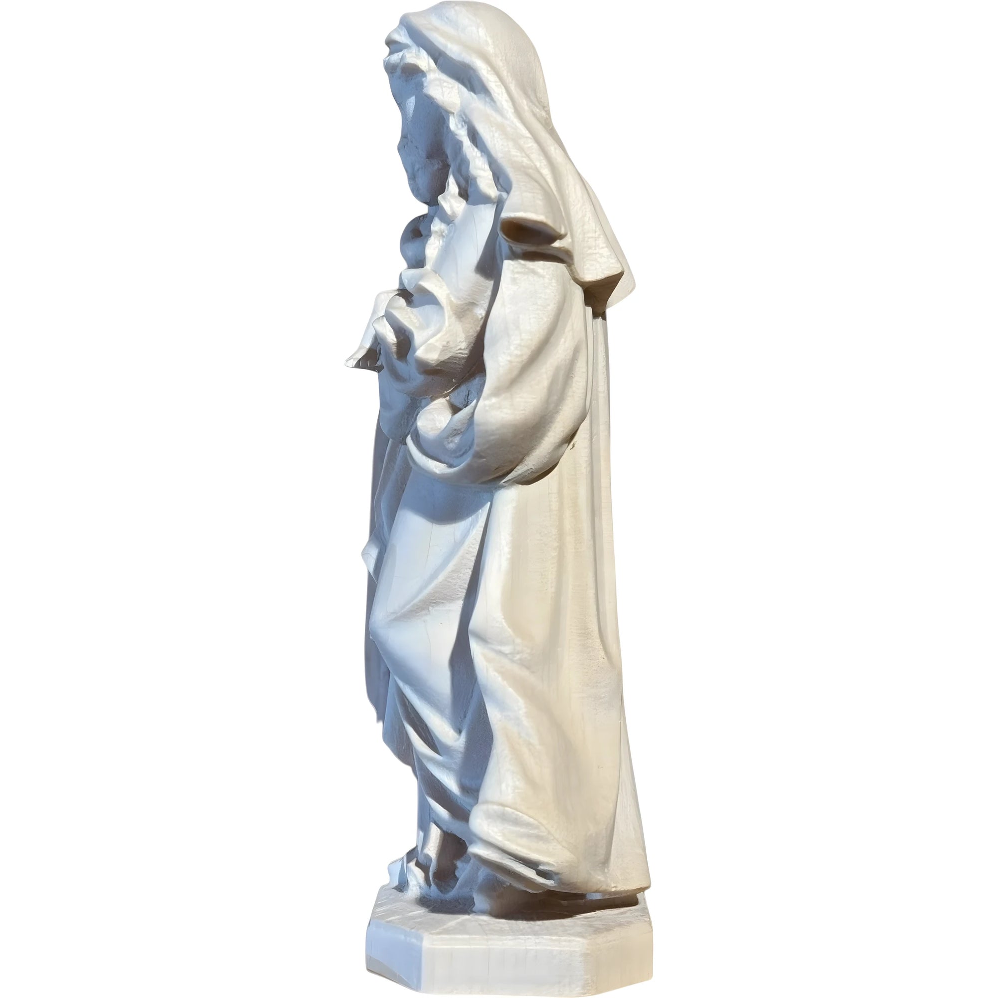 Statua Madonna della Riverenza scolpita in Legno della Val Gardena