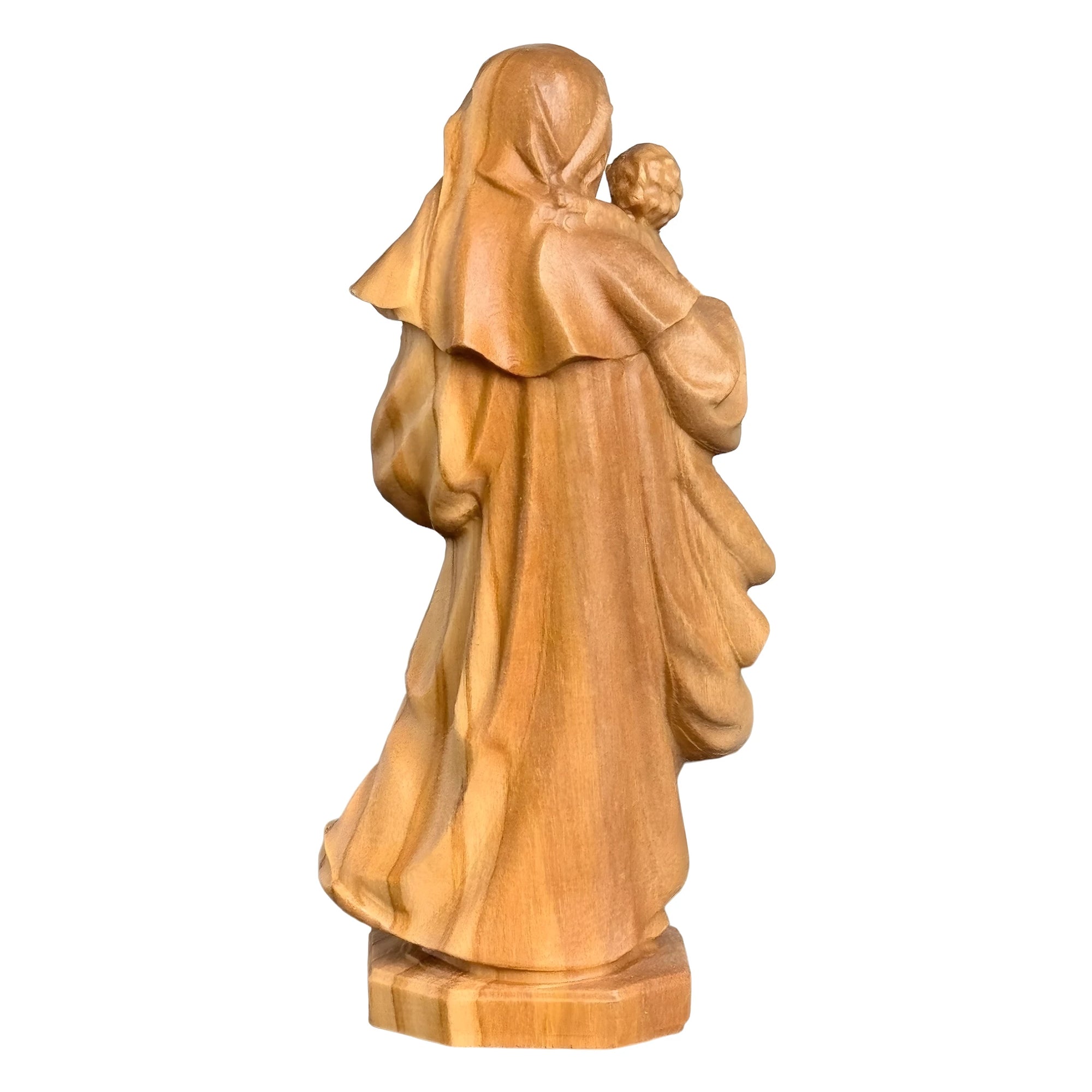 Statua Madonna della Riverenza scolpita in Legno della Val Gardena