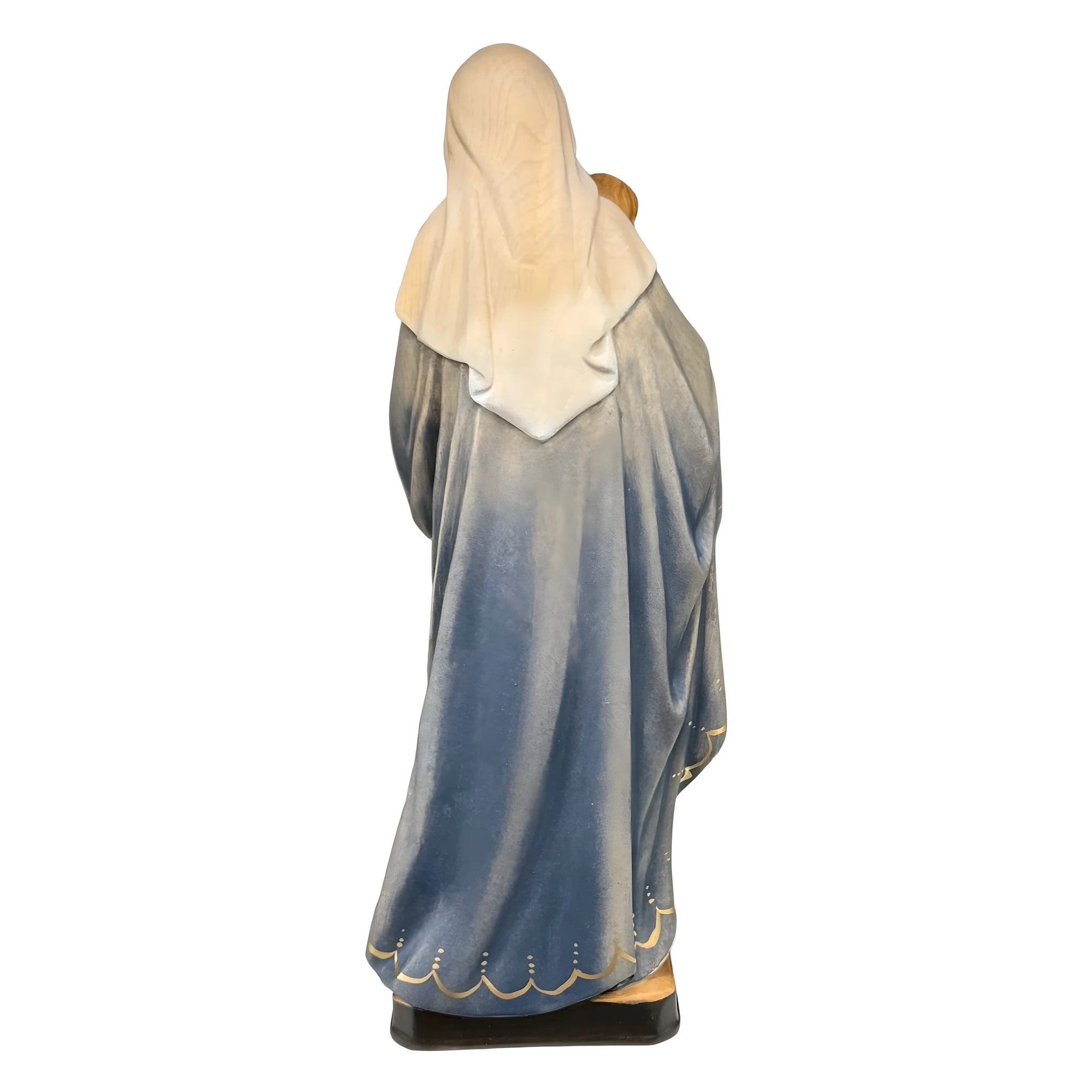 Handcrafted Statue Our Lady of Hope | Wood Carving from Val Gardena