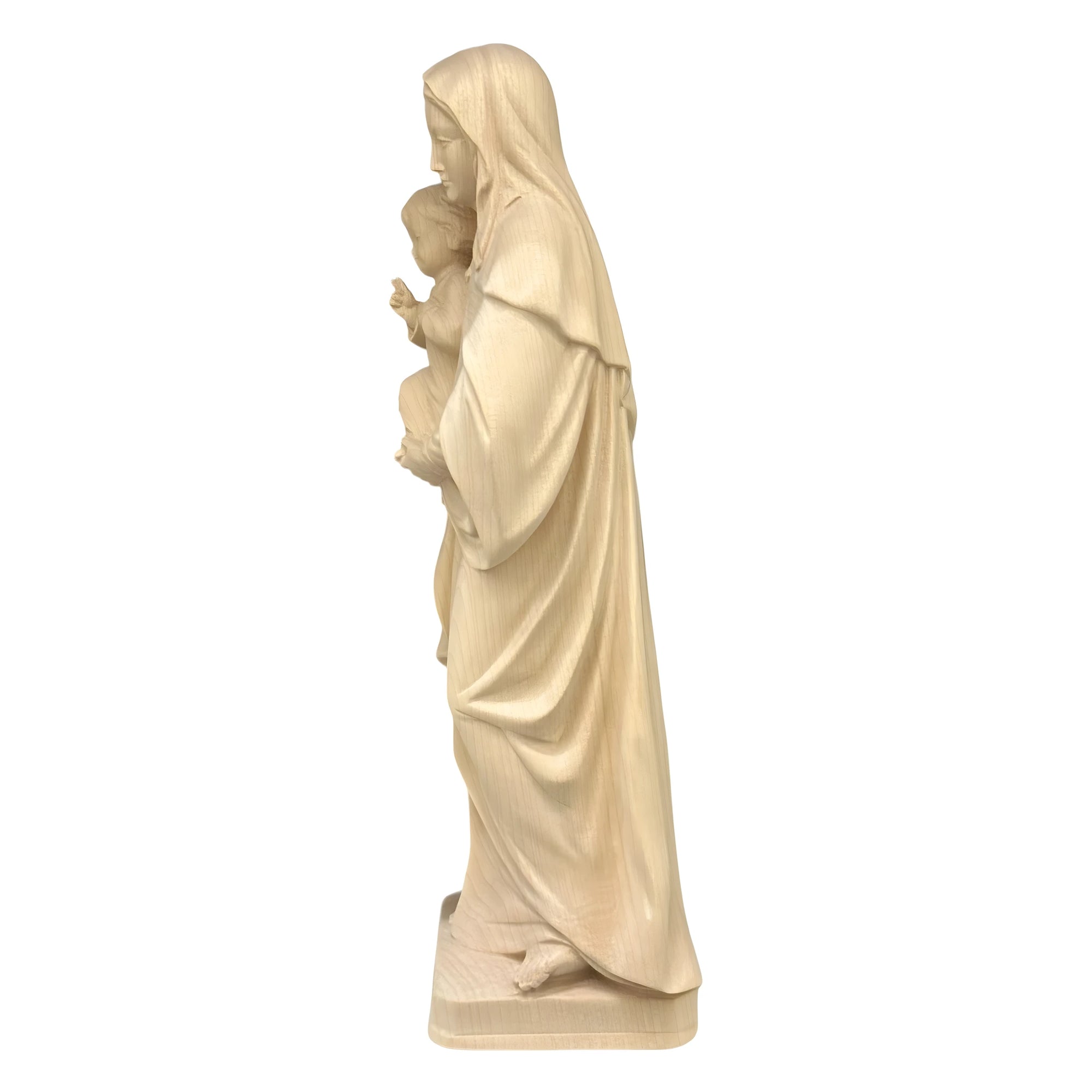 Handcrafted Statue Our Lady of Hope | Wood Carving from Val Gardena