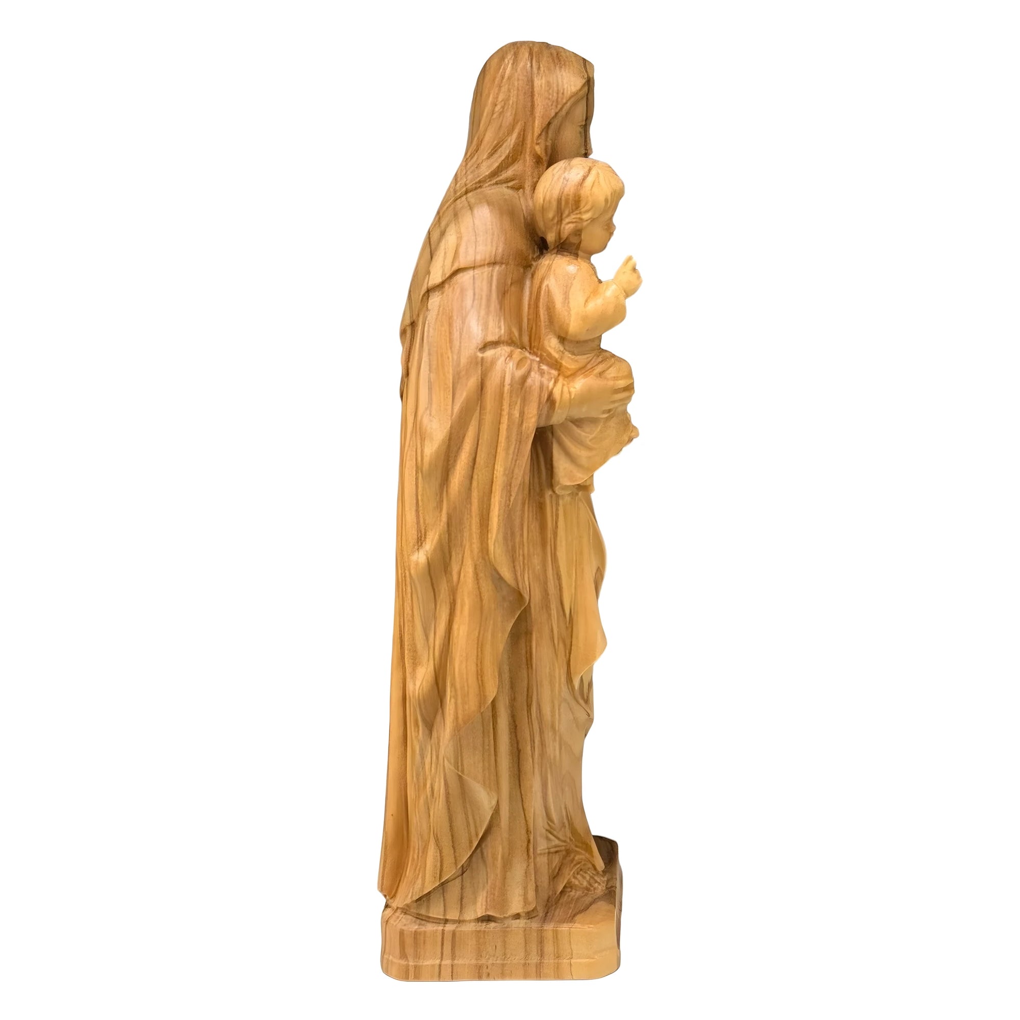 Handcrafted Statue Our Lady of Hope | Wood Carving from Val Gardena