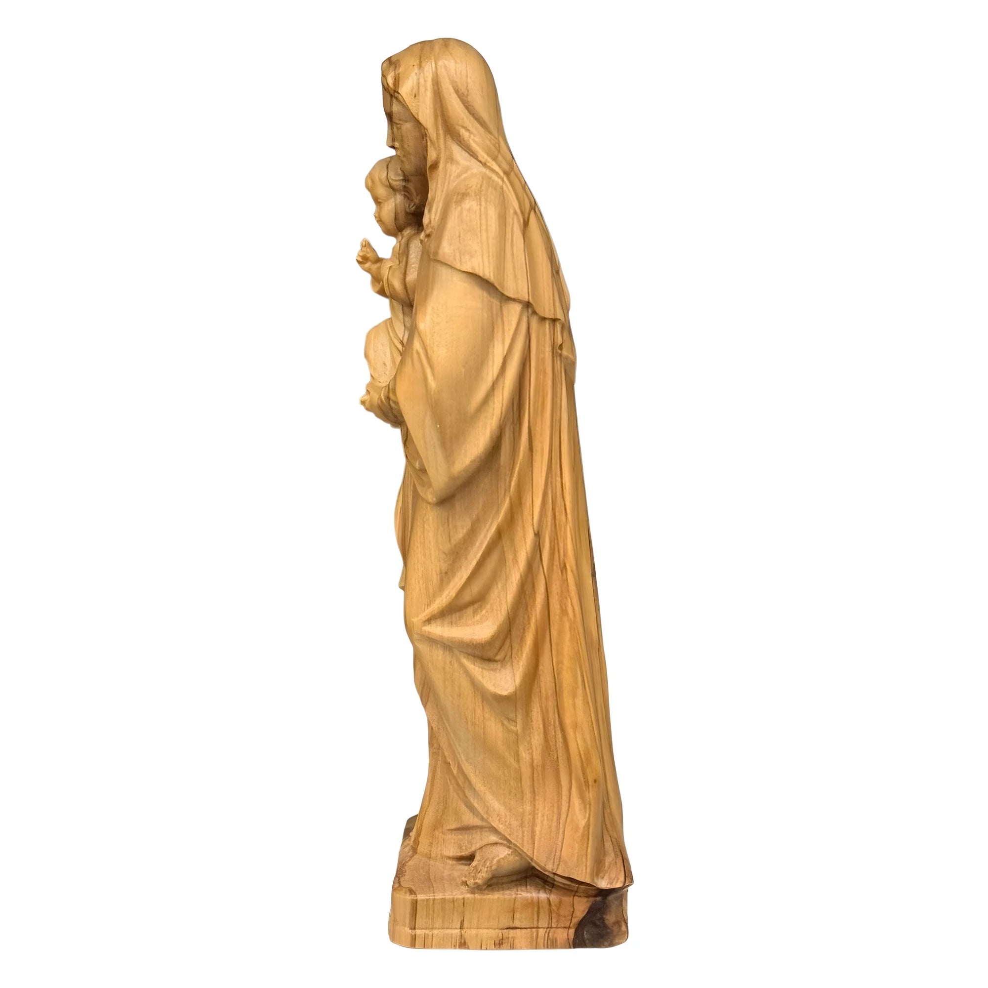 Handcrafted Statue Our Lady of Hope | Wood Carving from Val Gardena