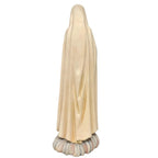 Statua Madonna di Fátima Scolpita a Mano in Legno della Val Gardena