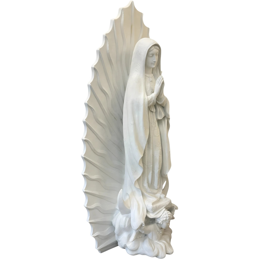 Estátua Nossa Senhora de Guadalupe 130 cm em Fibra de Vidro Policromada