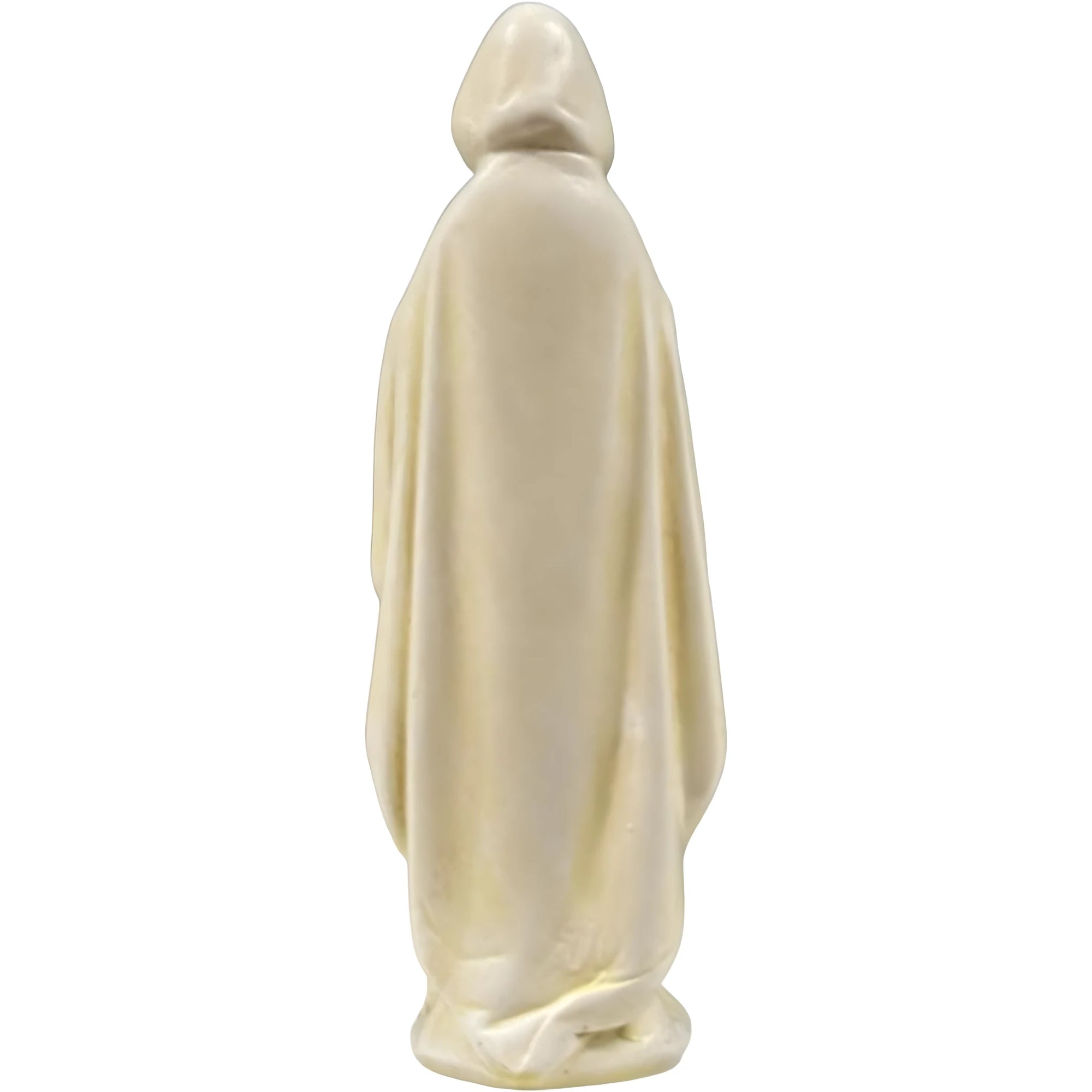 Statua Madonna di Lourdes 15 cm in Pregiata Pasta di Legno Dipinta a Mano