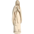 Hand-Carved Wooden Statue of Our Lady of Lourdes Val Gardena