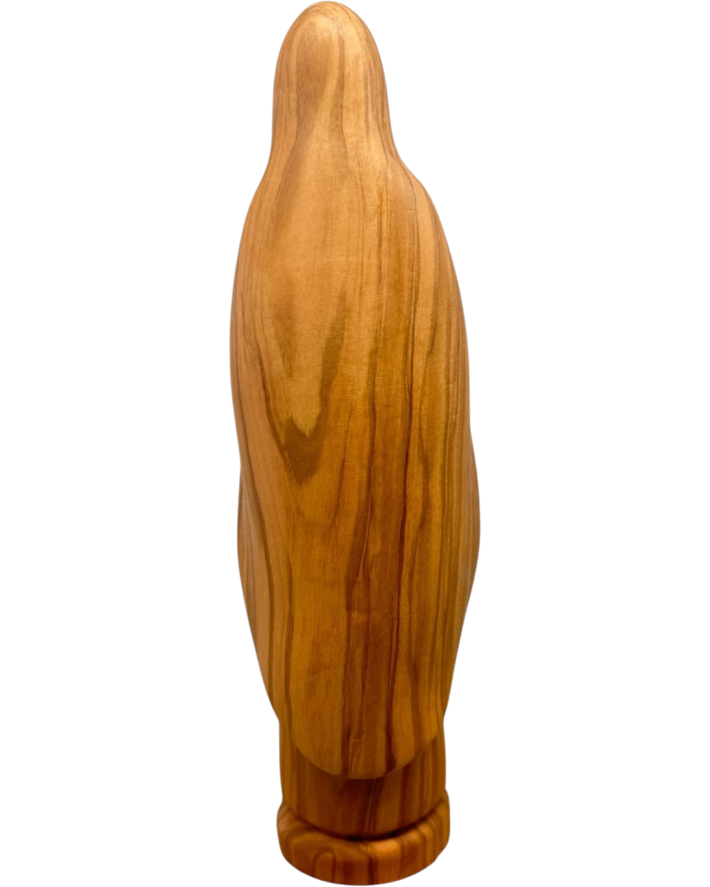 Hand-Carved Wooden Statue of Our Lady of Lourdes Val Gardena