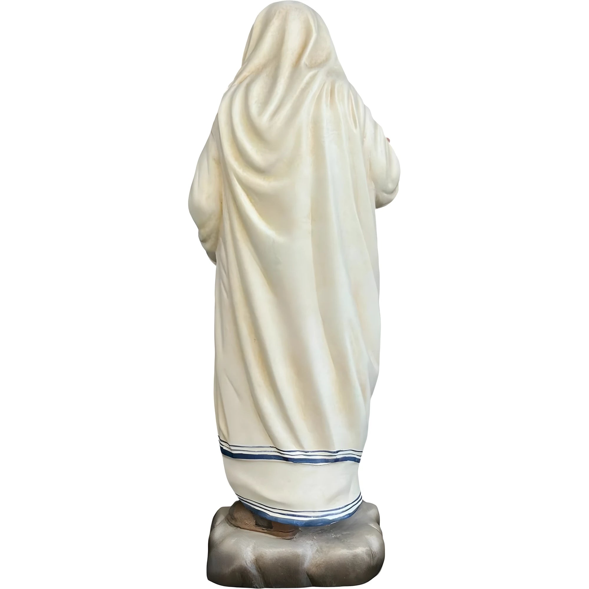 Statua Madre Teresa di Calcutta in Legno d'Acero e Tiglio Val Gardena