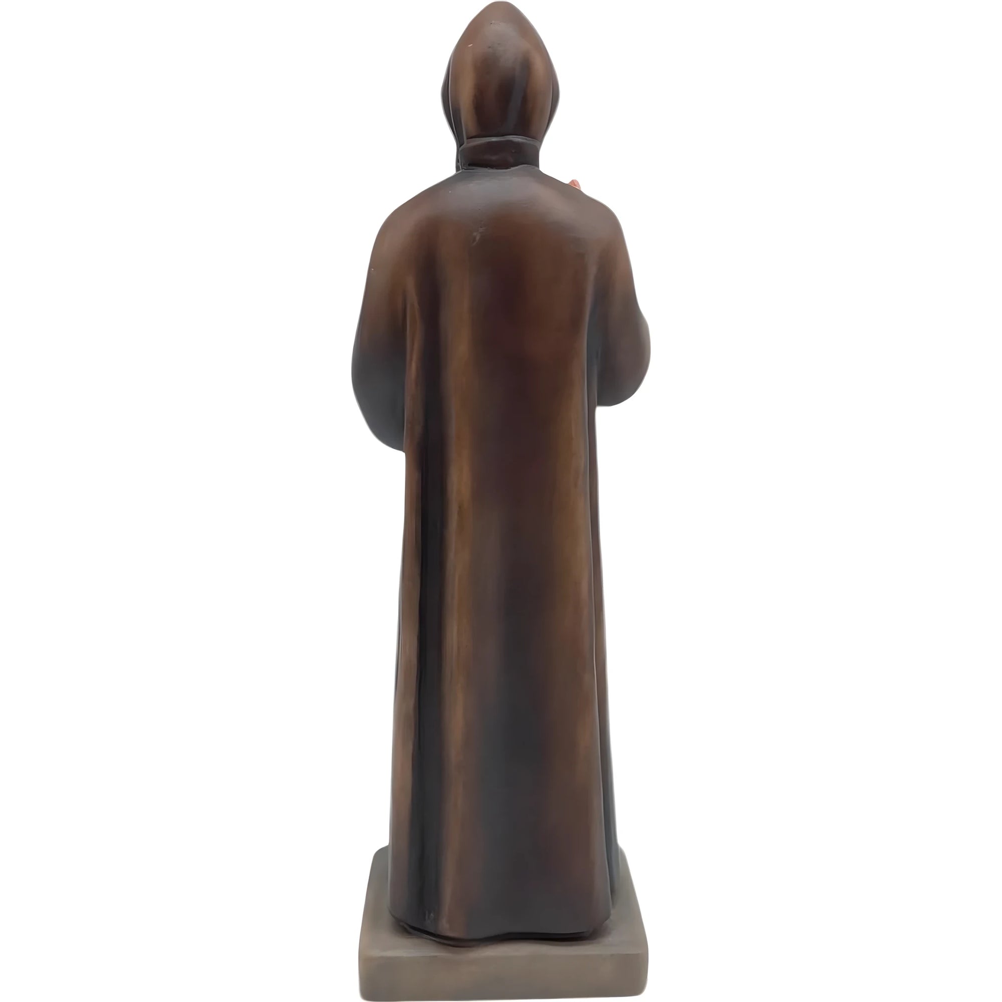 Statua San Charbel Makhlouf in Legno Scolpito a Mano Val Gardena