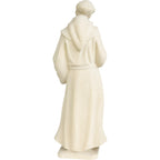 Statue Saint François d'Assise avec Colombe en Bois du Val Gardena