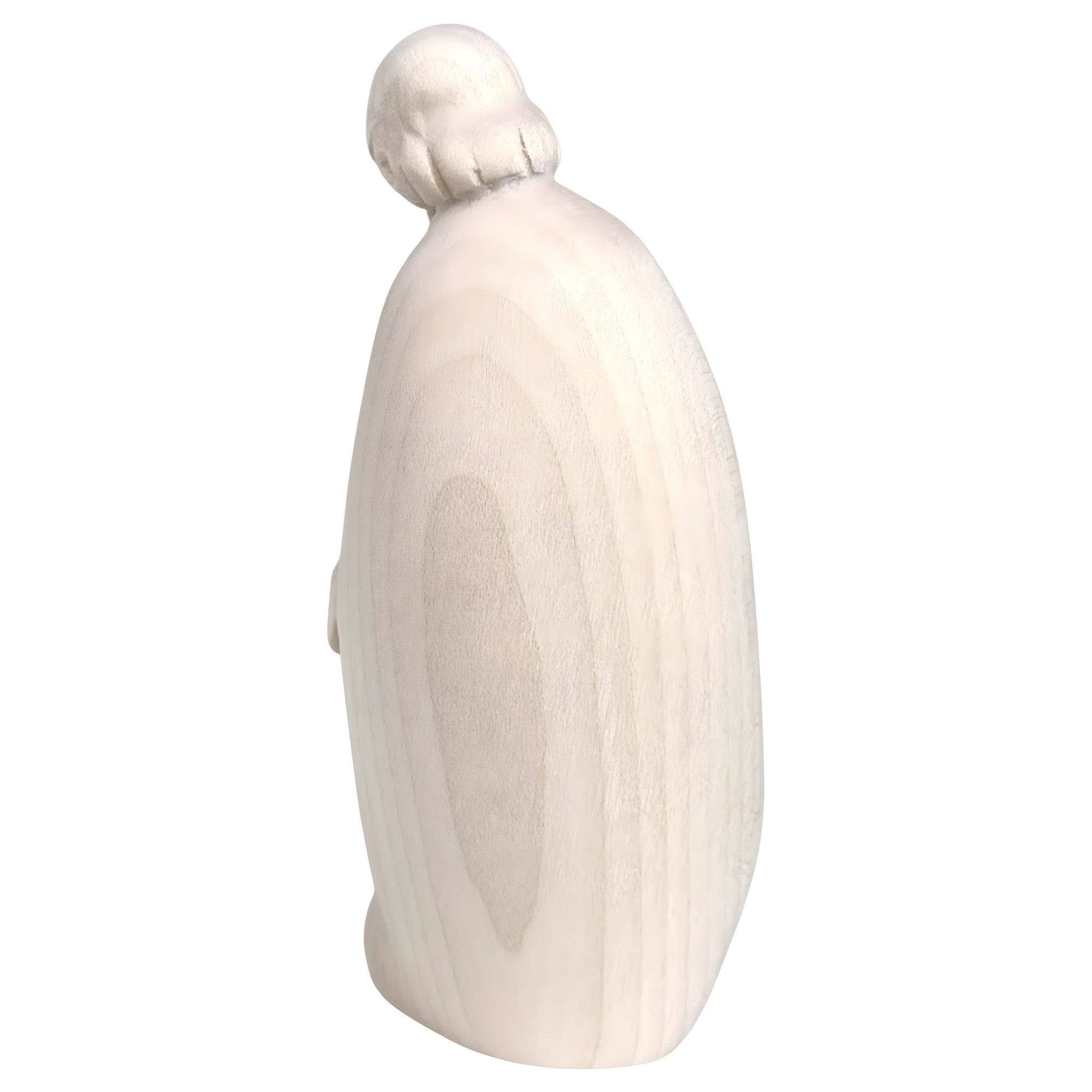 St. Joseph Statue in Maple Wood with Lantern | Handcrafted Val Gardena Nativity Sculpture