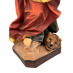 St Mark the Evangelist Statue in Carved Wood, Val Gardena