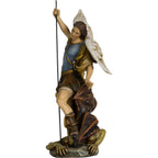 Statua San Michele Arcangelo che Sconfigge il Diavolo in Resina - Val Gardena