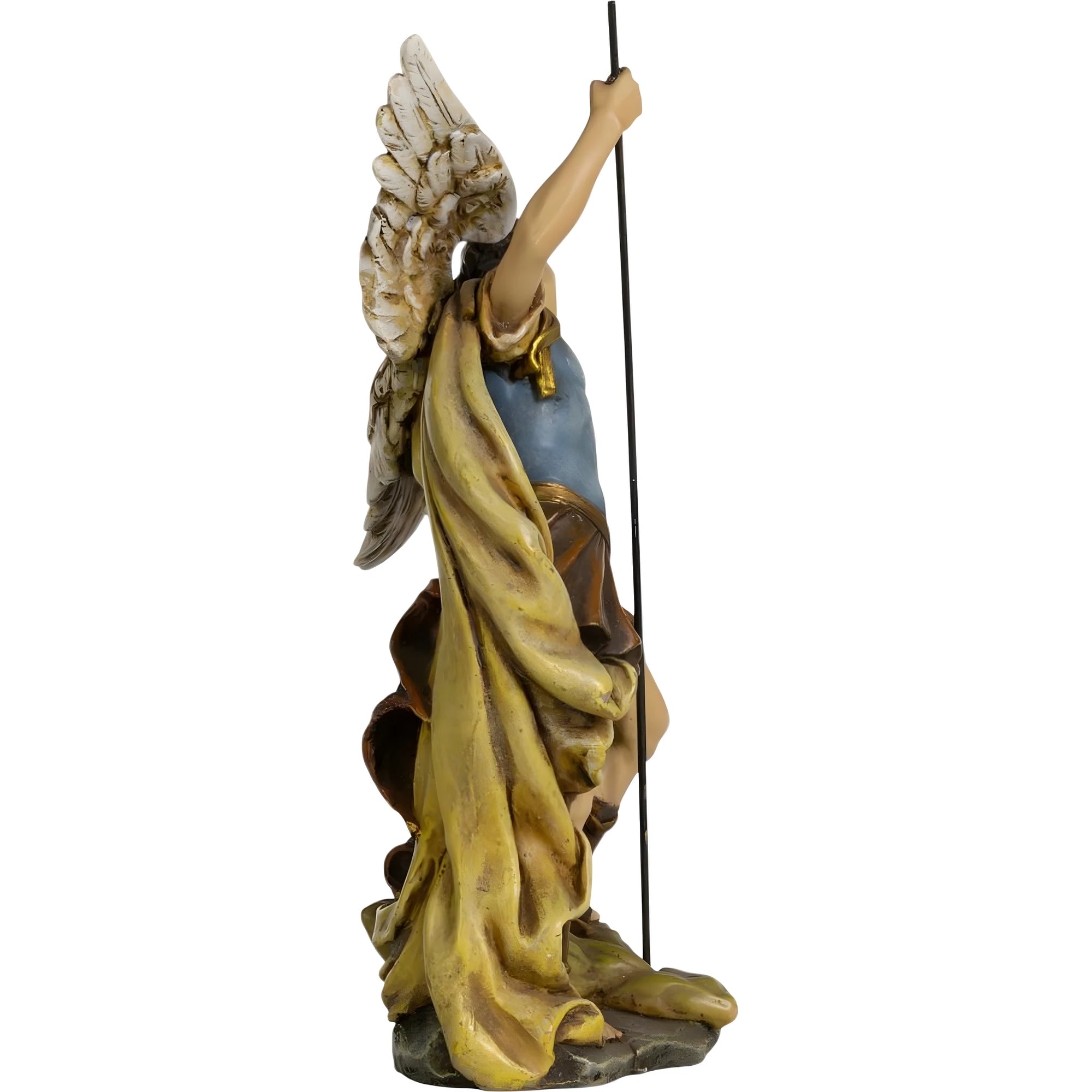 Statua San Michele Arcangelo che Sconfigge il Diavolo in Resina - Val Gardena