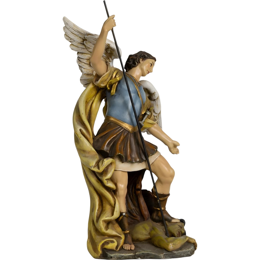 Statua San Michele Arcangelo che Sconfigge il Diavolo in Resina - Val Gardena
