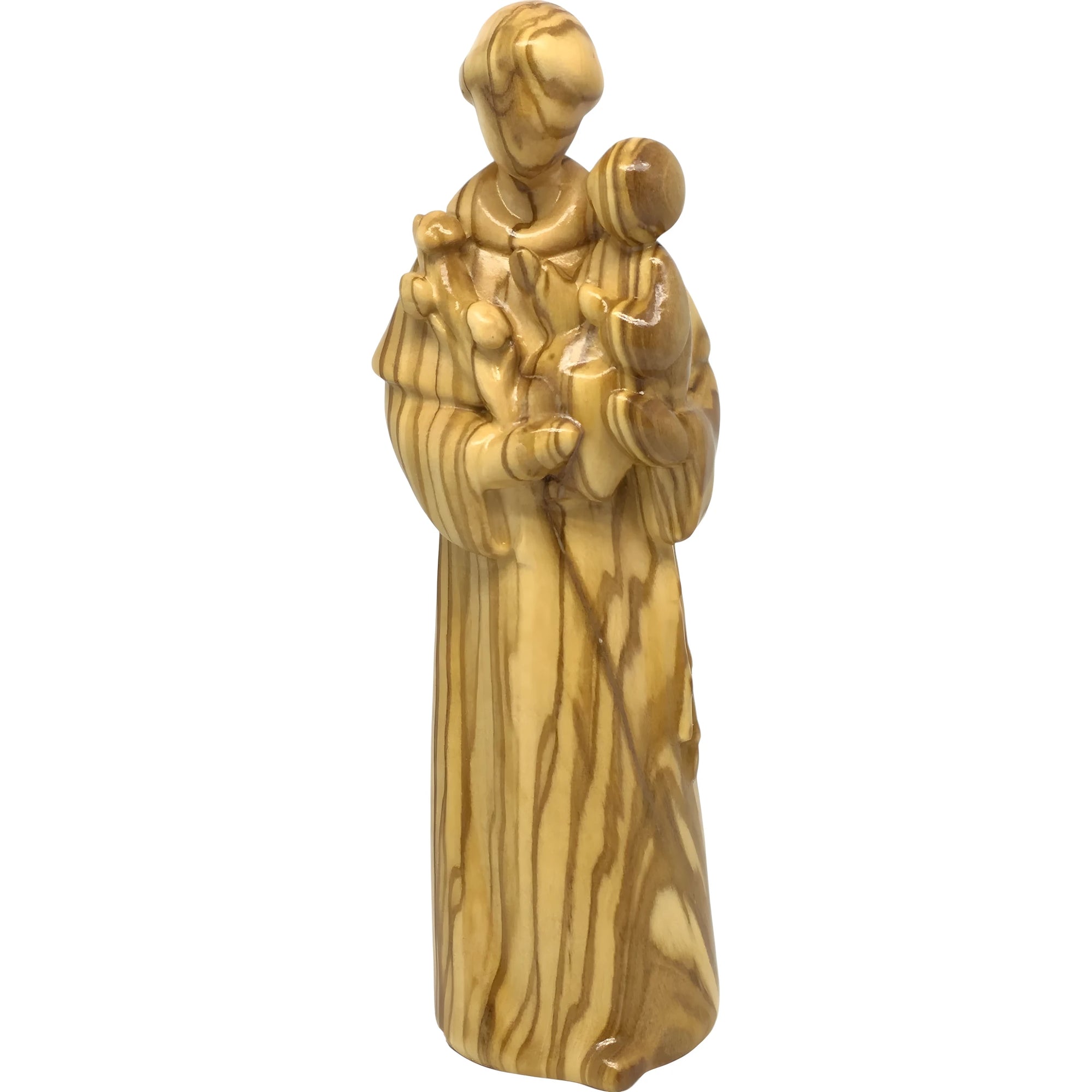 Saint Anthony Statue wood carved - color