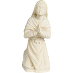 Statue Sainte Bernadette agenouillée en bois du Val Gardena | Sculpture Sacrée