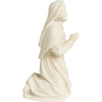 Statue Sainte Bernadette agenouillée en bois du Val Gardena | Sculpture Sacrée