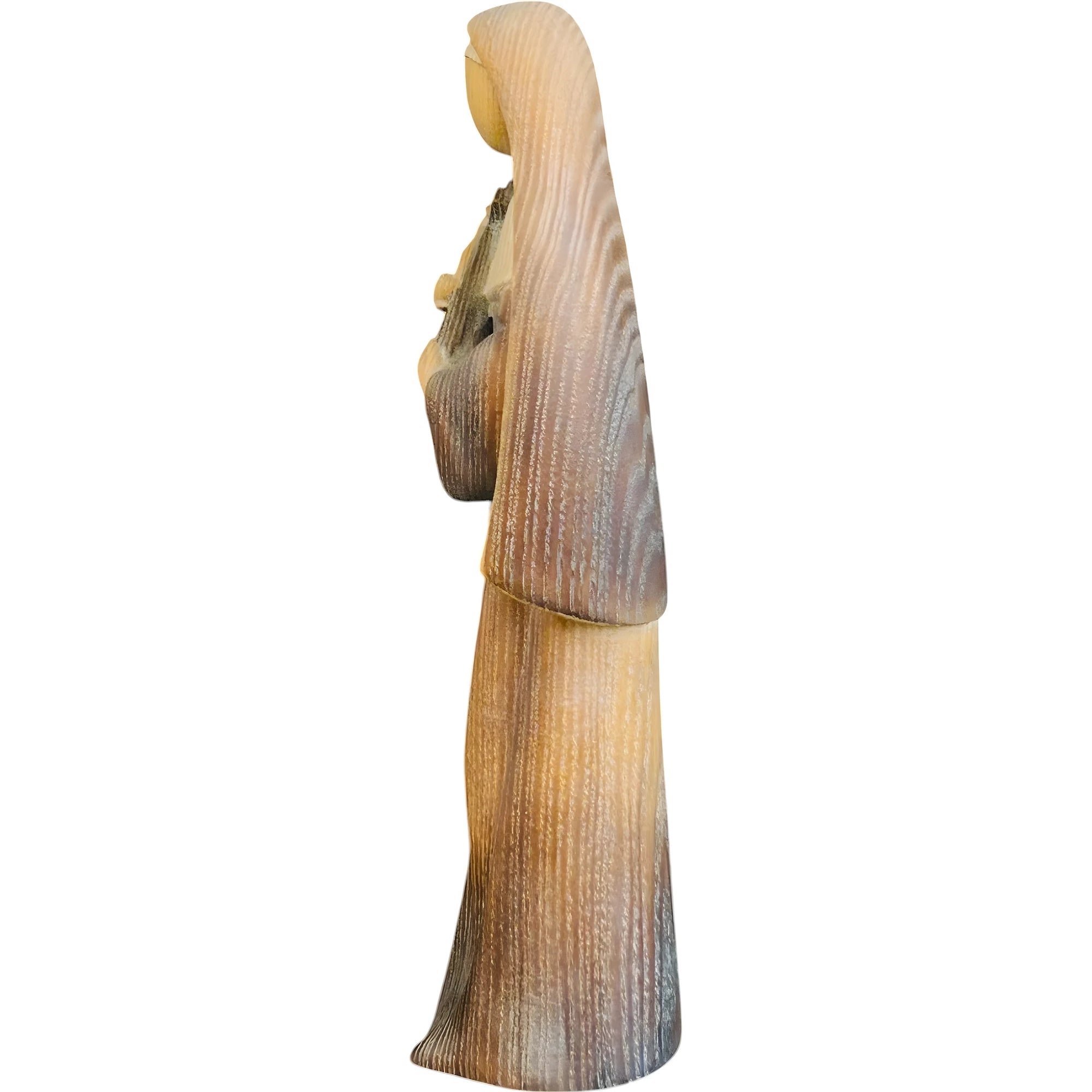 Saint Rita of Cascia Wooden Statue Carved | Modern Design Val Gardena