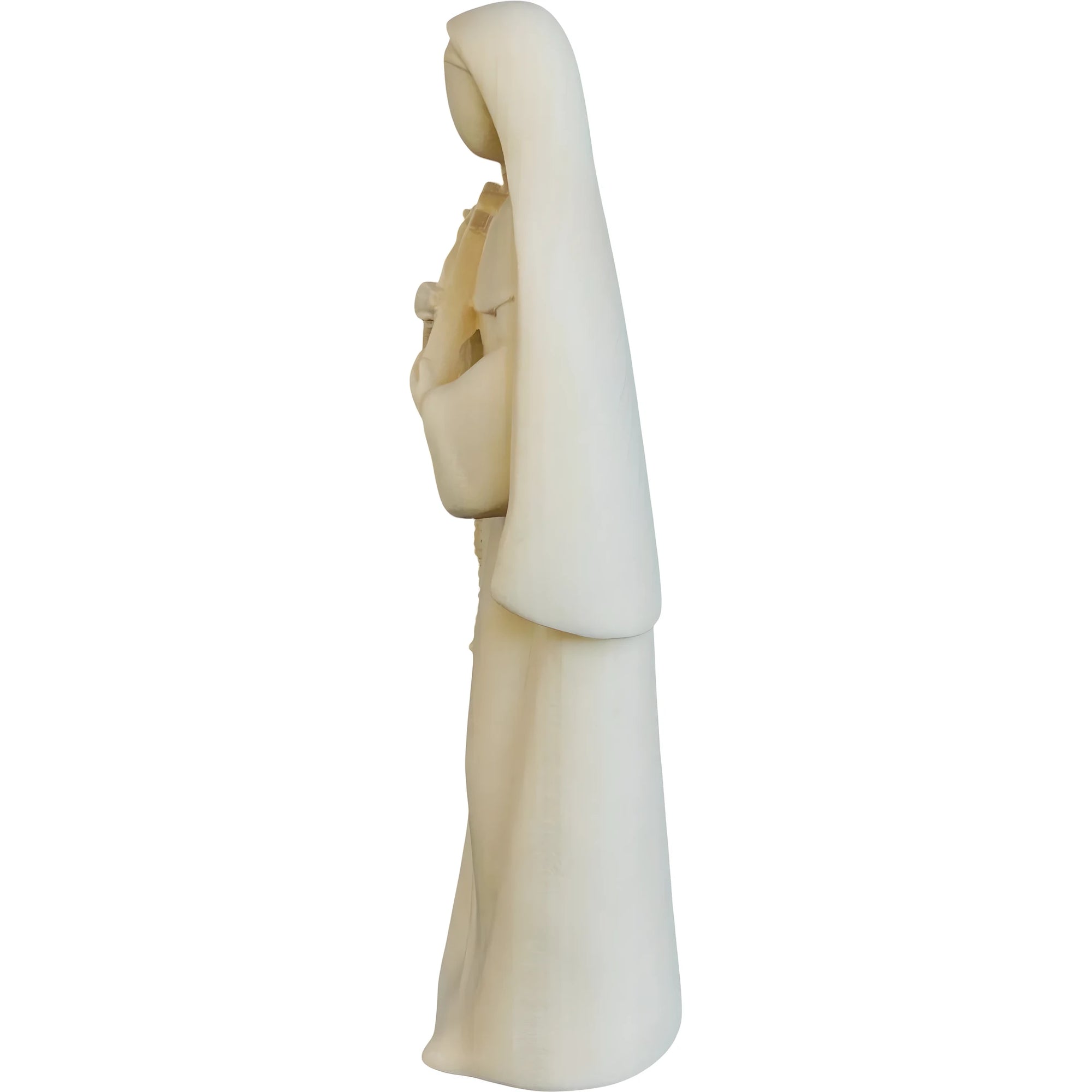 Saint Rita of Cascia Wooden Statue Carved | Modern Design Val Gardena