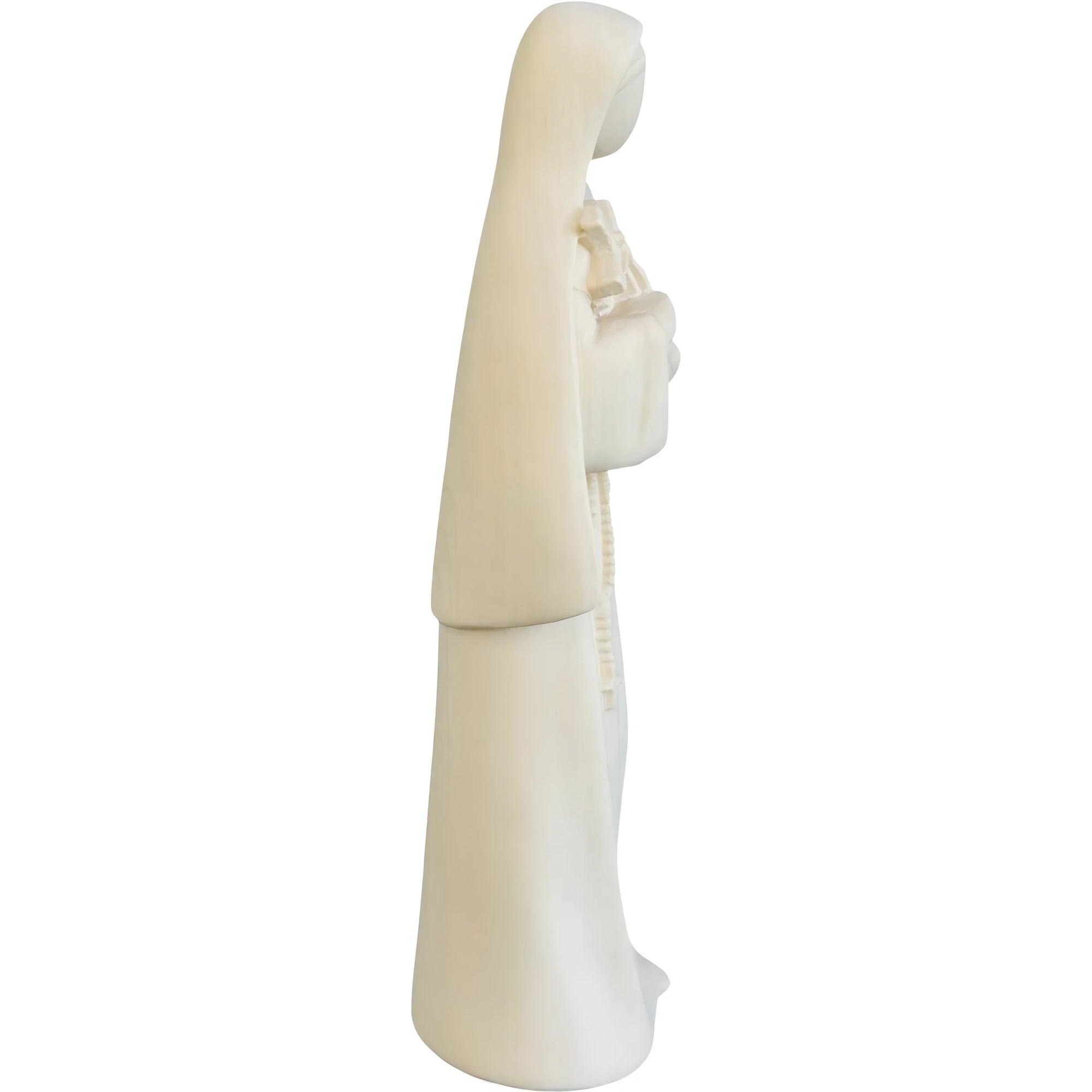 Saint Rita of Cascia Wooden Statue Carved | Modern Design Val Gardena