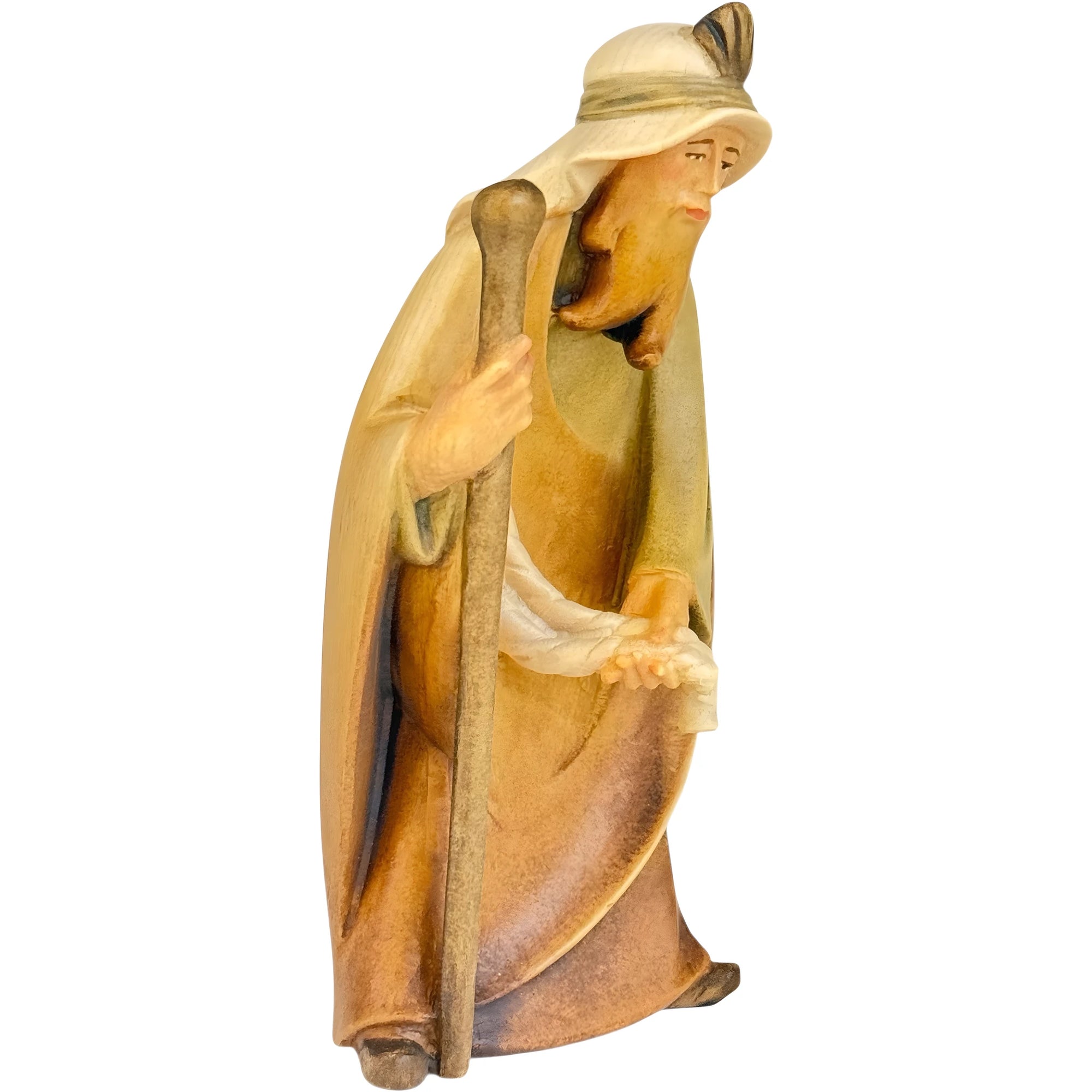 Camel Driver Statue for Carved Wooden Nativity Scene