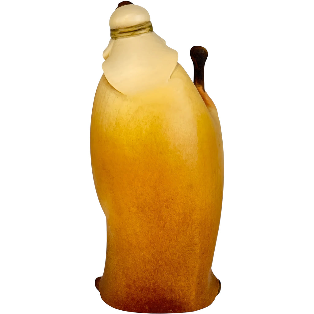 Figurka wielbłądników do szopki bożonarodzeniowej z rzeźbionego drewna