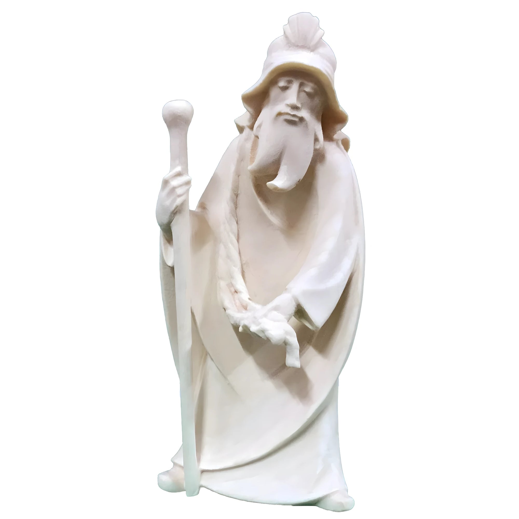 Camel Driver Statue for Carved Wooden Nativity Scene