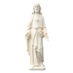 Figura Serca Jezusowego, rzeźbiona w drewnie, z Val Gardena