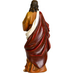 Sacred Heart of Jesus Statue in Handcrafted Wood Paste 15 cm