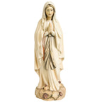 Statue de la Madone de Lourdes en Bois Sculptée à la Main dans le Val Gardena