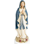 Statue de la Madone de Lourdes en Bois Sculptée à la Main dans le Val Gardena