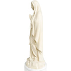 Hand-Carved Wooden Statue of Our Lady of Lourdes in Val Gardena