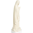 Hand-Carved Wooden Statue of Our Lady of Lourdes in Val Gardena