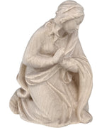 Statua-di-Maria-inginocchiata-in-preghiera-Scultura-in-Legno-dAcero-Val-Gardena