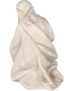 Statua-di-Maria-inginocchiata-in-preghiera-Scultura-in-Legno-dAcero-Val-Gardena