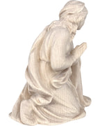 Statua-di-Maria-inginocchiata-in-preghiera-Scultura-in-Legno-dAcero-Val-Gardena