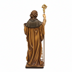 Statua-di-San-Giovanni-Climaco-in-Legno-Intagliato-Scultura-Artigianale-Val-Gardena