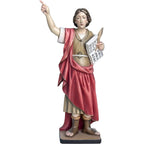 Statue de Saint Pancrace en Bois Sculpté, Val Gardena