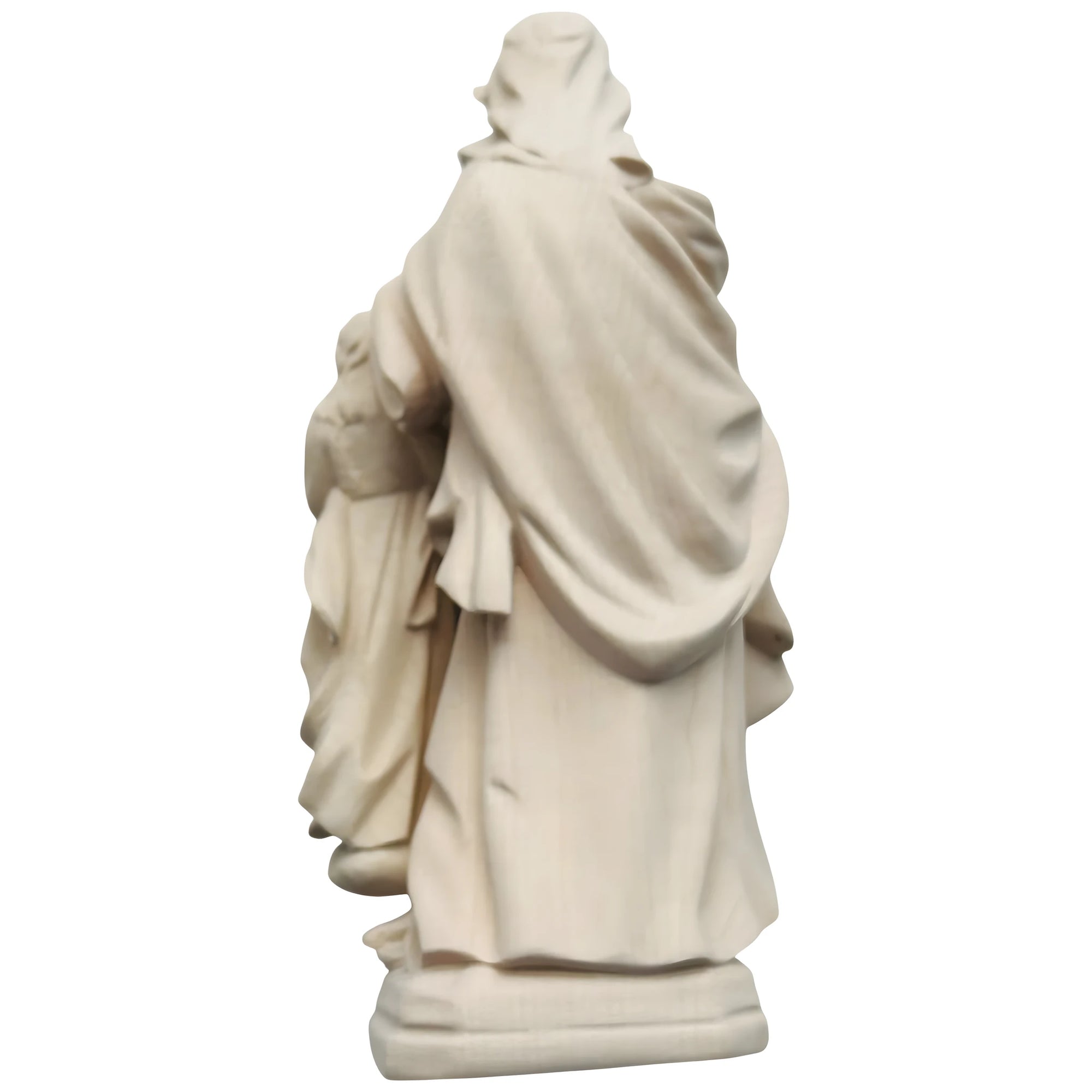 Saint Anne portrayed with a child in wood